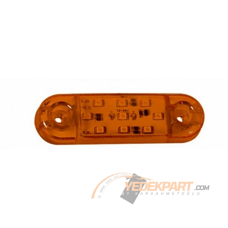  PARMAK LAMBA 9 LEDLİ OVAL SARI